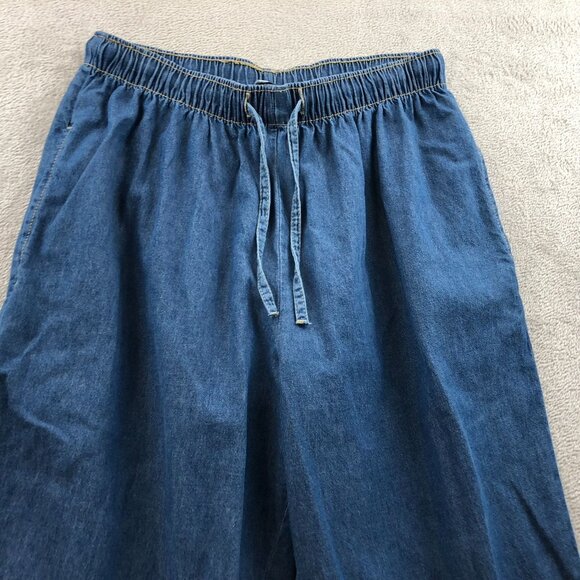 Denim Blue Sleeveless Jumpsuit - Picture 13 of 14